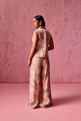 PRINTED ONE SIDE DORI JACKET TOP FLAP PANT